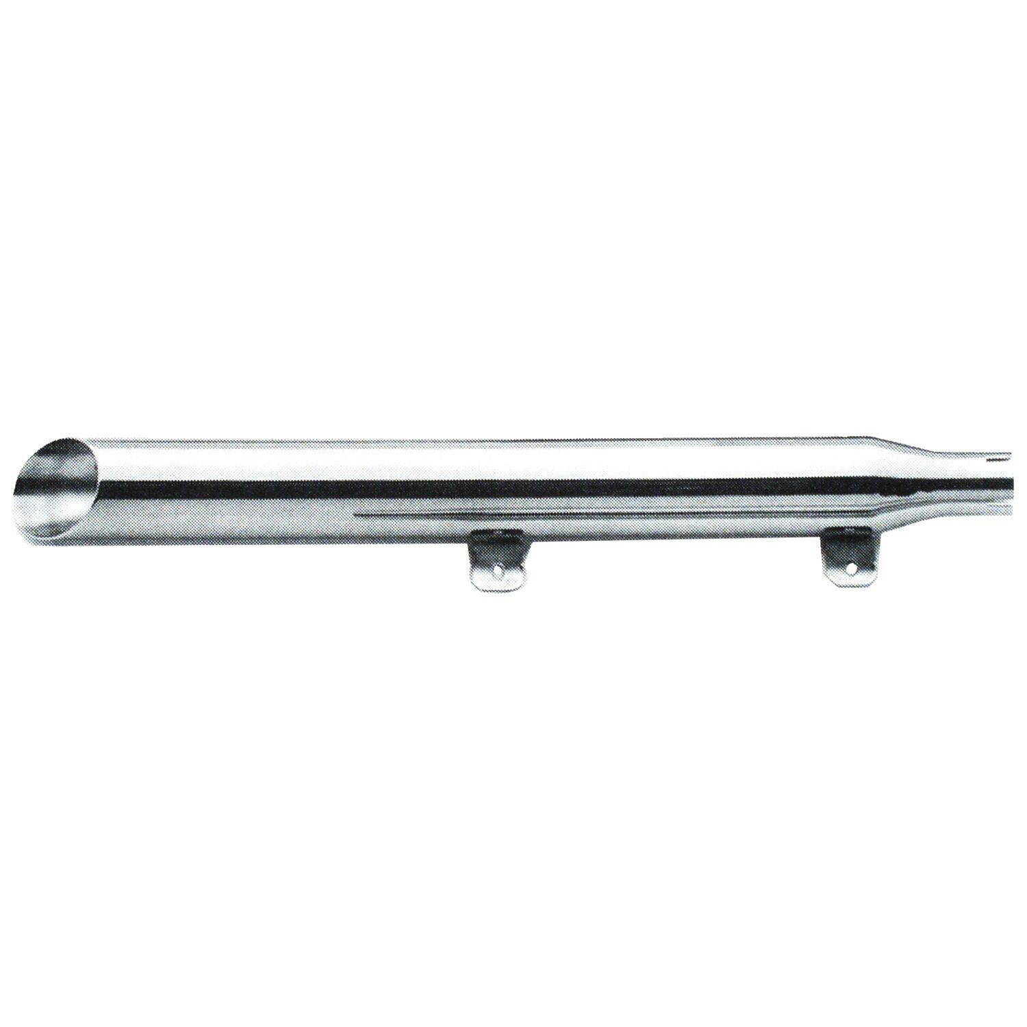 Paughco 3" Slash-cut Cruiser muffler - 30" - Right