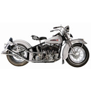 Paughco Upswept head pipes - S-pipe - around oil tank