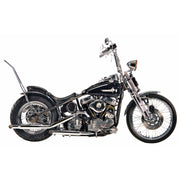 Paughco Shorty exhaust Goose cut (38") - Chrome