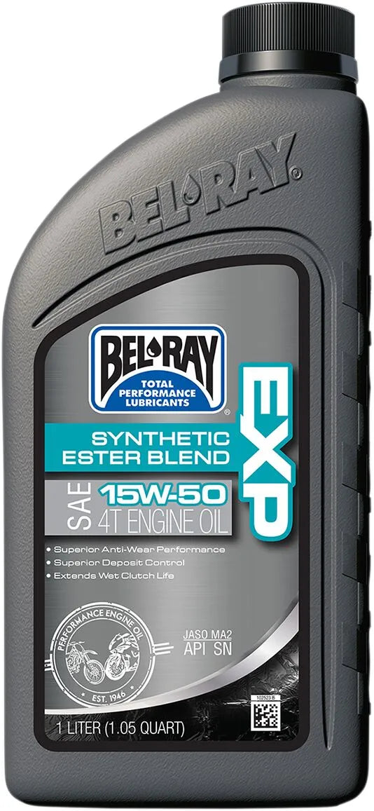 Bel-ray Exp Synthetic Ester Blend 4t 15W-50 Engine Oil 1 liter