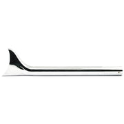 MCS Slip-on Fishtail exhaust extension 24" long chrome