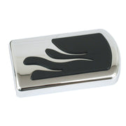 MCS Brake pedal pad flame - Chrome