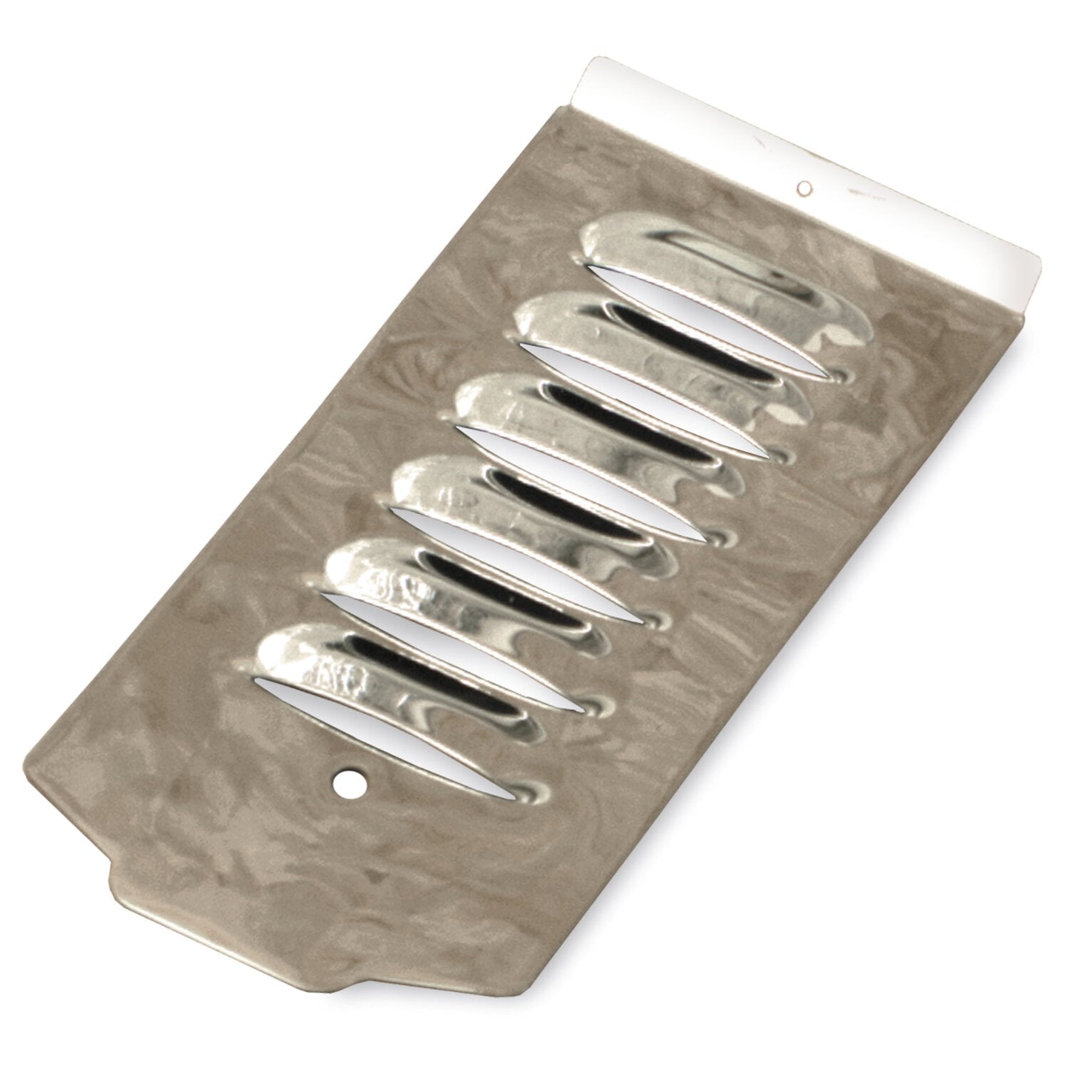 MCS Steel dash panel louvered - Chrome