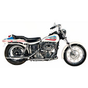 Paughco Shorty exhaust Goose cut (38") - Chrome