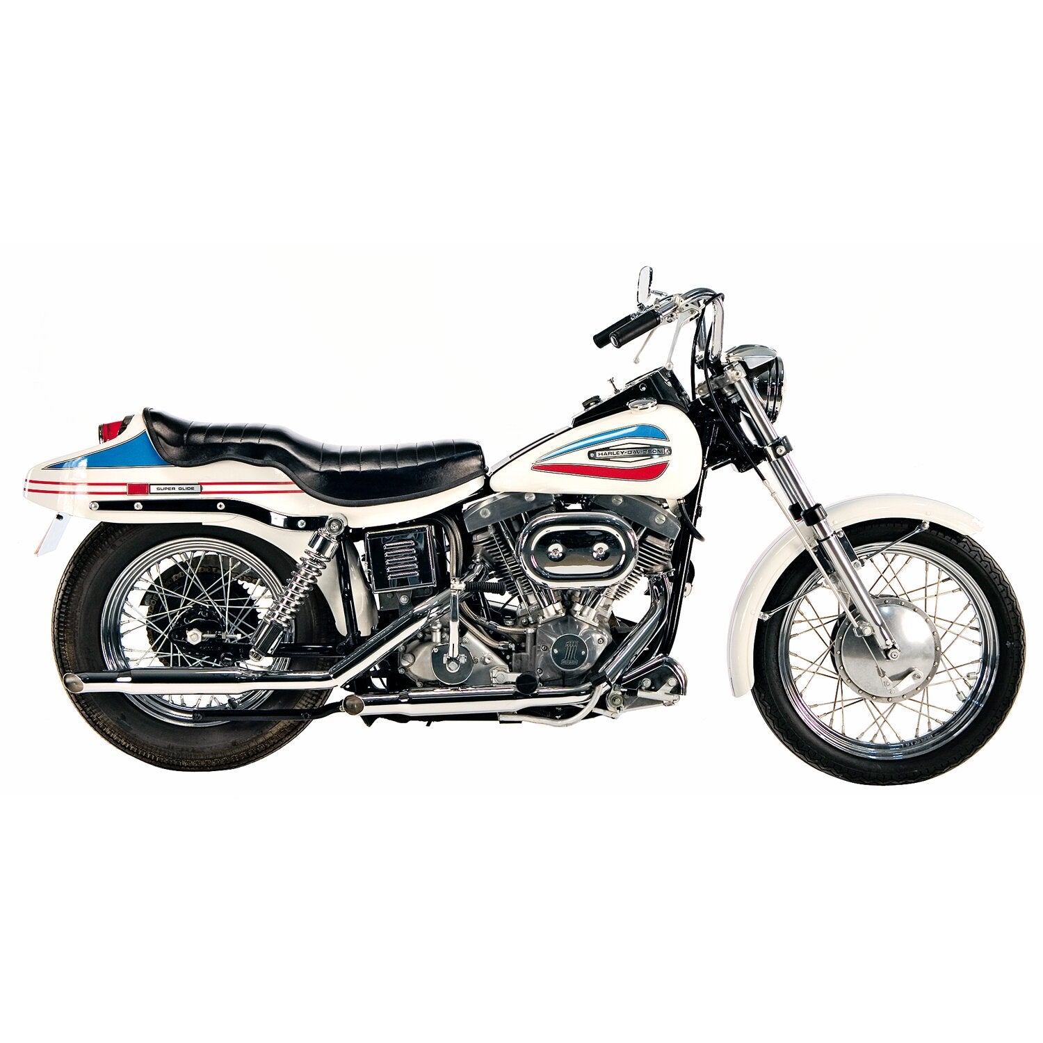 Paughco Shorty exhaust Goose cut (38") - Chrome
