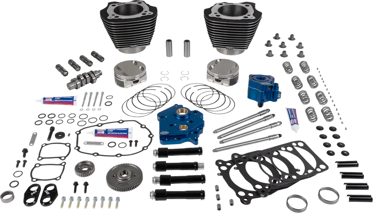 S&S Cycle 129" Power Package Engine Performance Kit for 107" M8