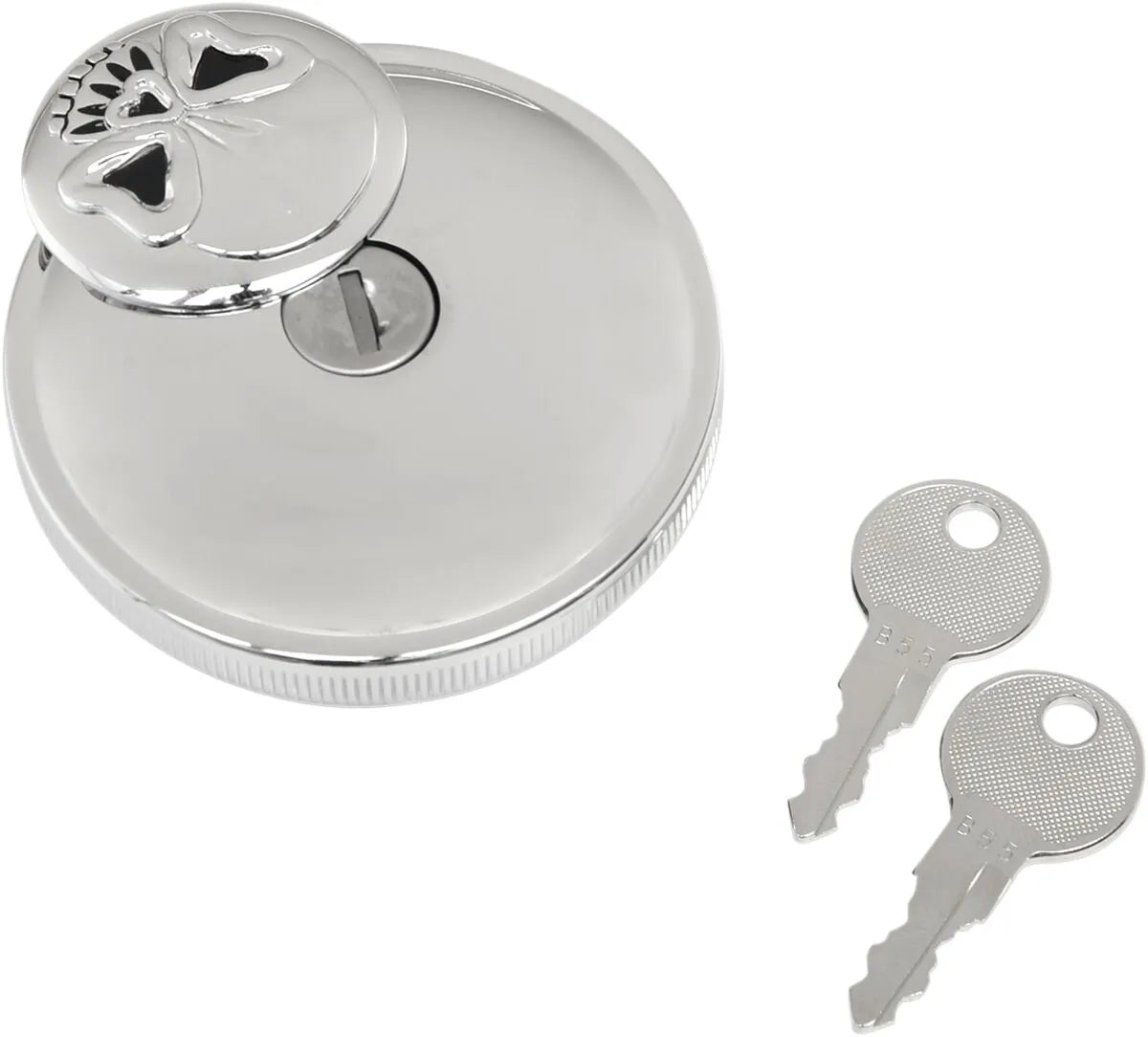 Drag Specialties Locking Skull Gas Cap