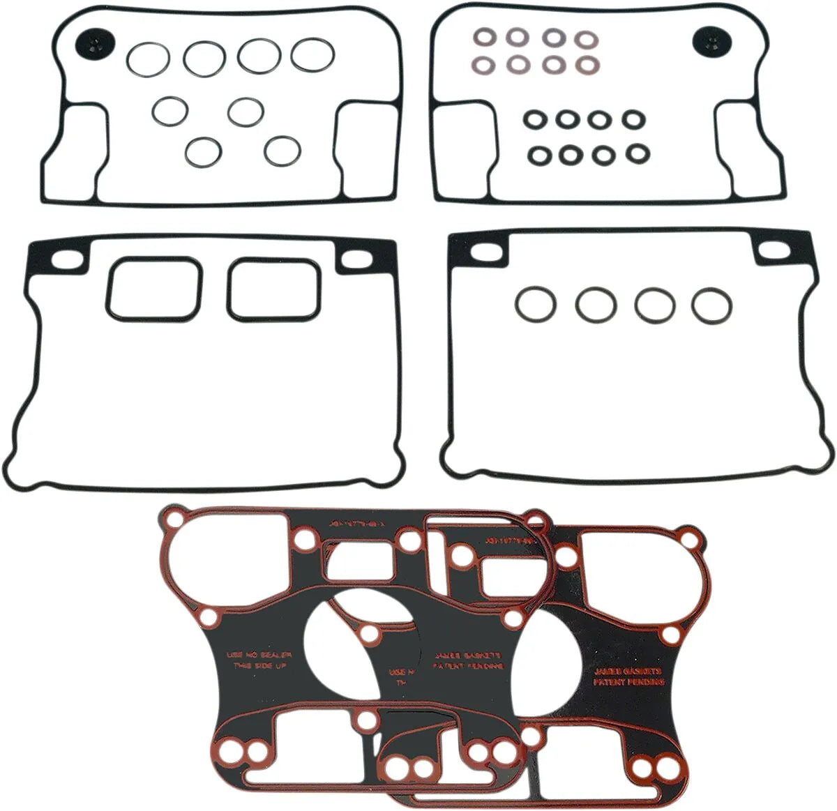 James Gasket Rubber Rocker Box Gasket Kit Harley Davidson 92-99