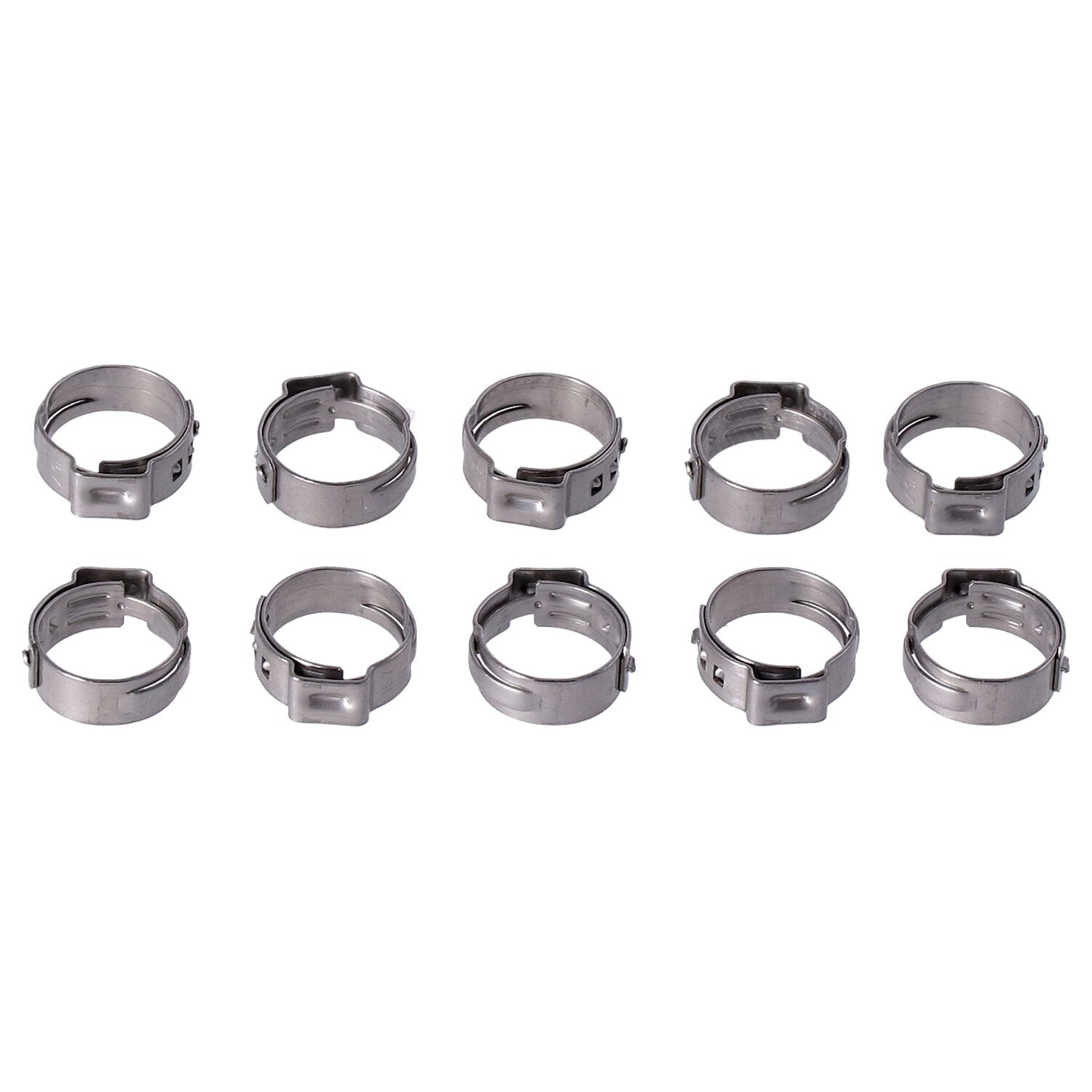 MCS Crimp hose clamp 5/8 (16.00mm) ID - Stainless