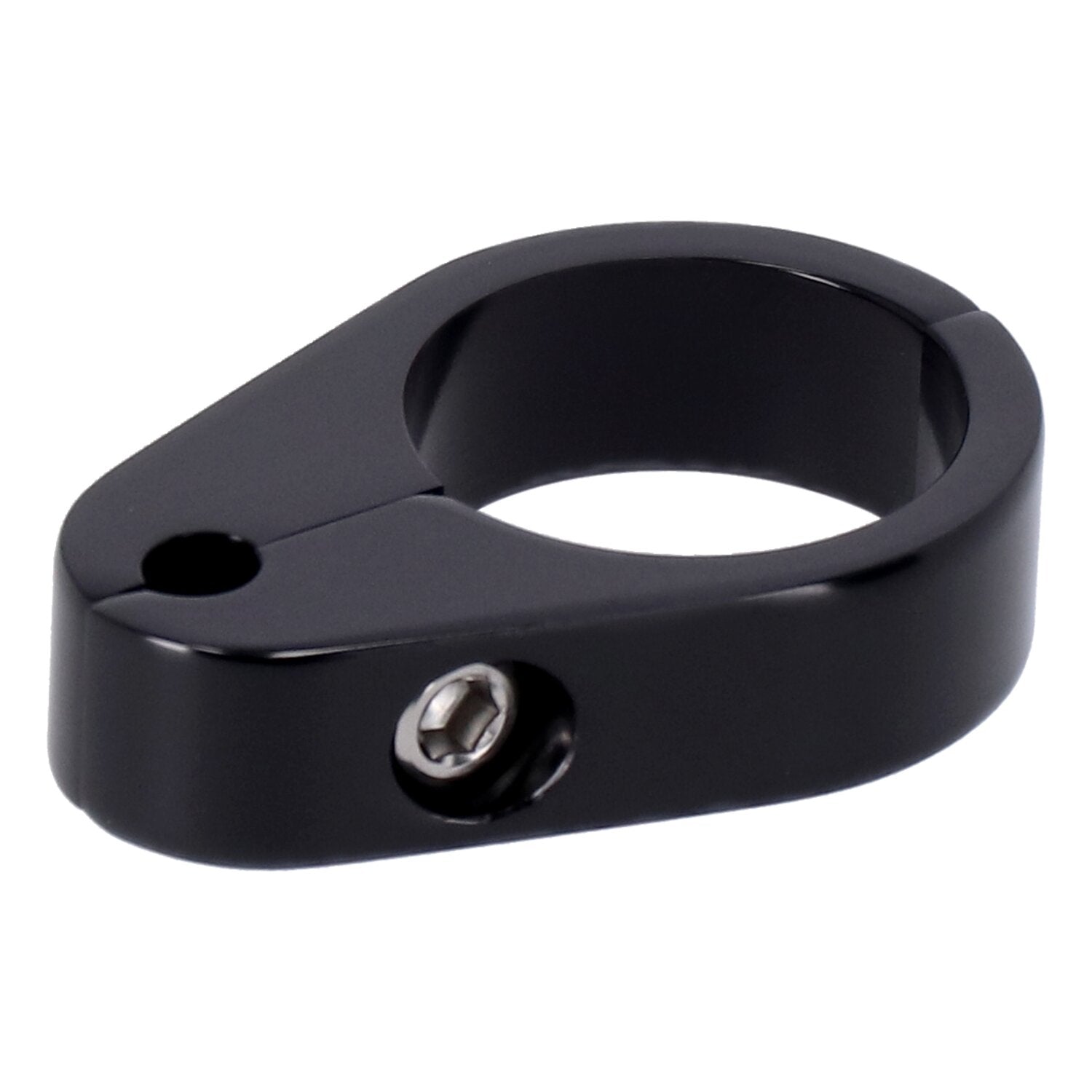MCS 2-piece frame cable clamp - Throttle - Black
