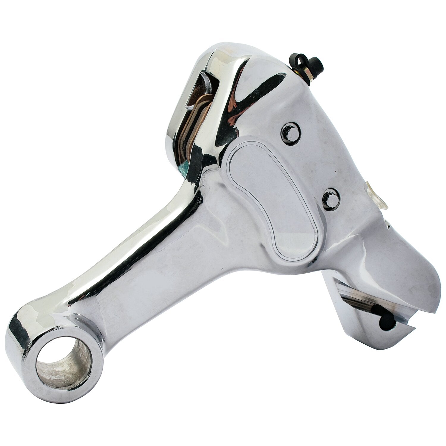 MCS Brake caliper & bracket assembly rear - Chrome