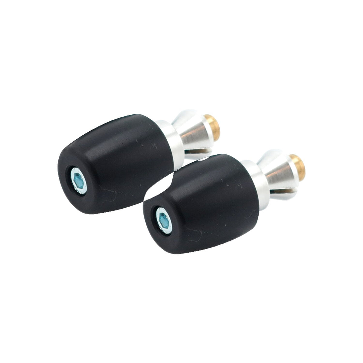TRW Classic bar ends for 22mm aluminum handlebars - Black