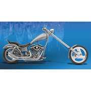 Paughco Upswept drag pipes - Gooseneck - Chrome