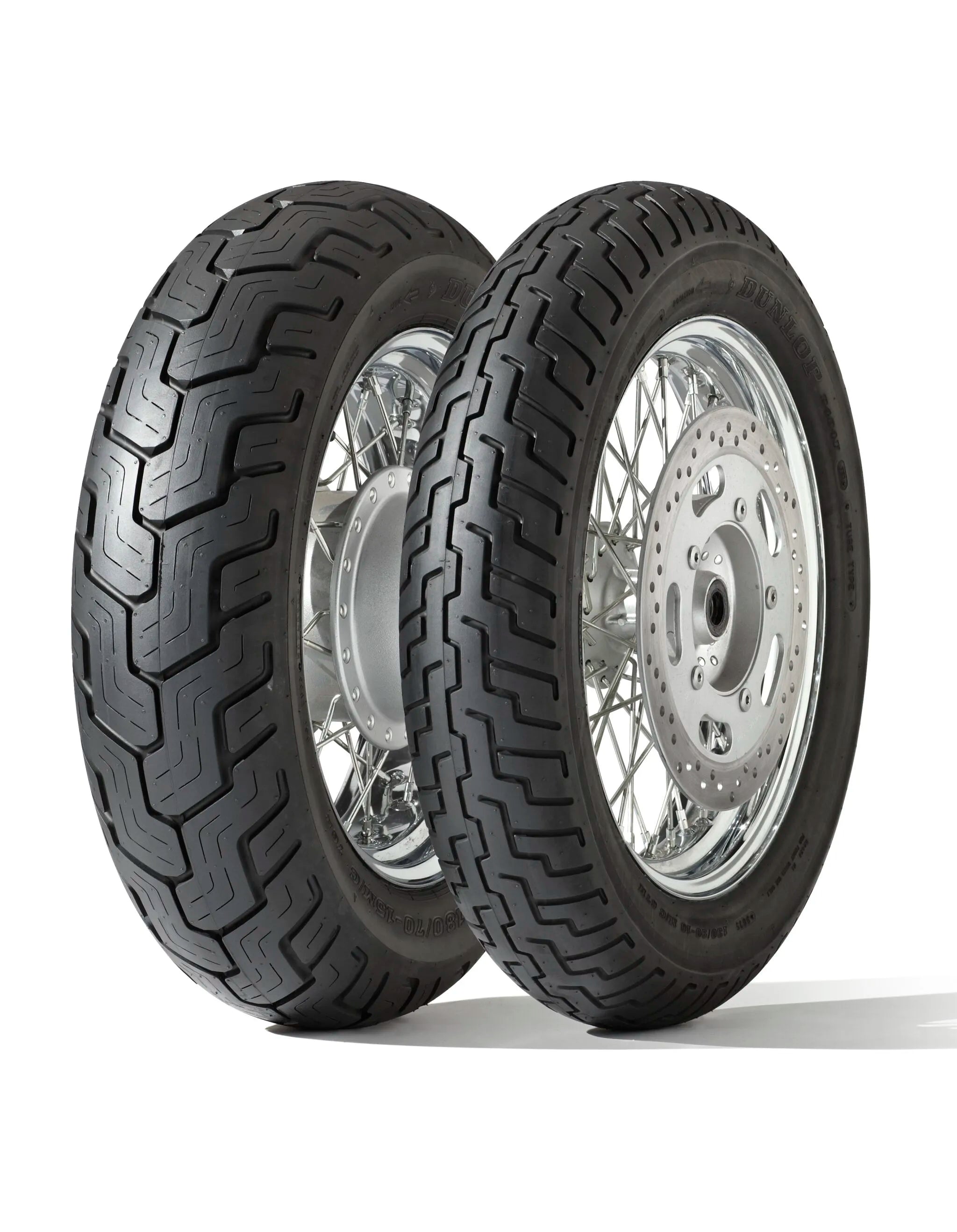 Dunlop D404 Tire 110/90-16 Front Blackwall