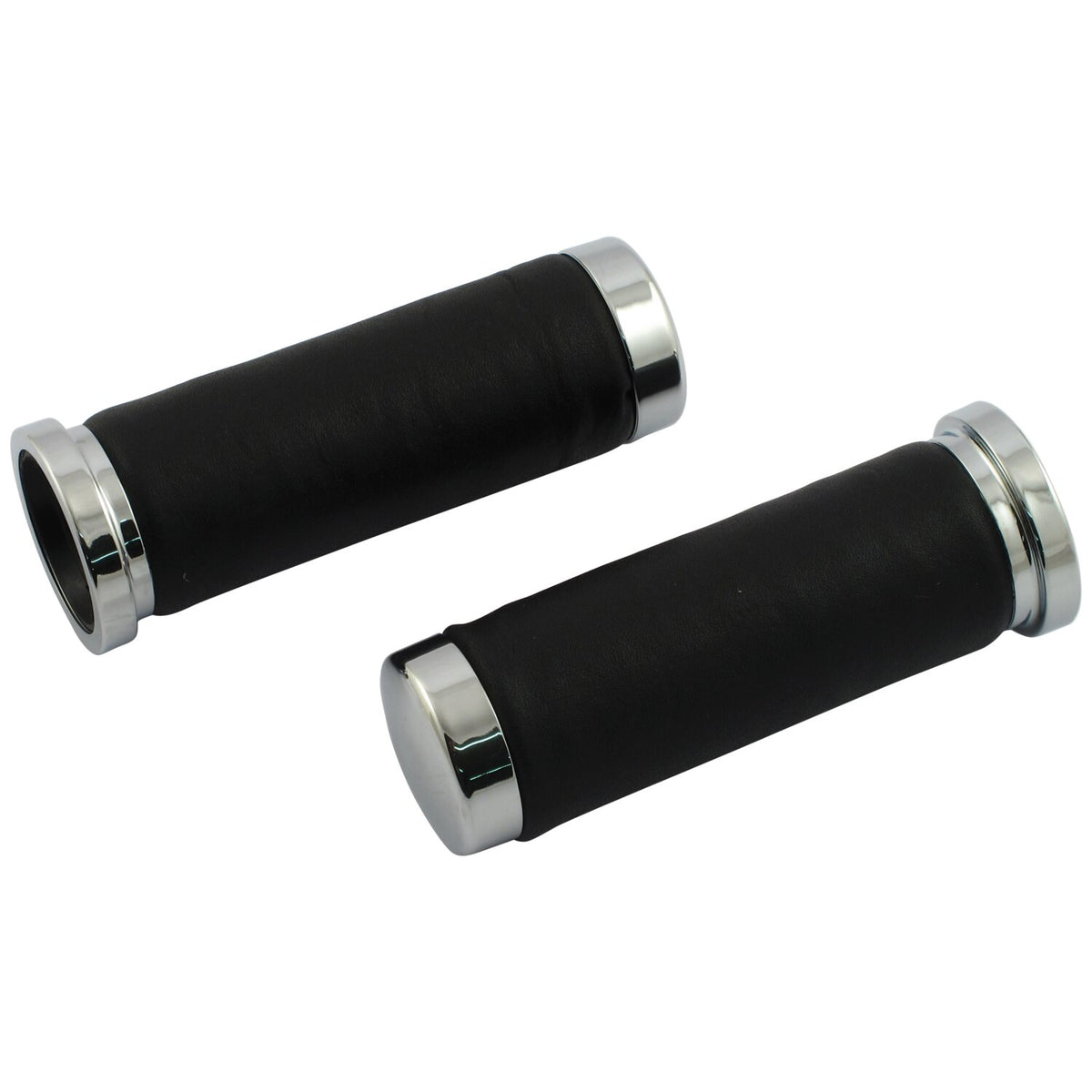MCS Handlebar grip set Cushion Smooth - Imitation leather