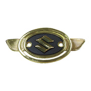 MCS Suzuki fuel tank emblem gold/black