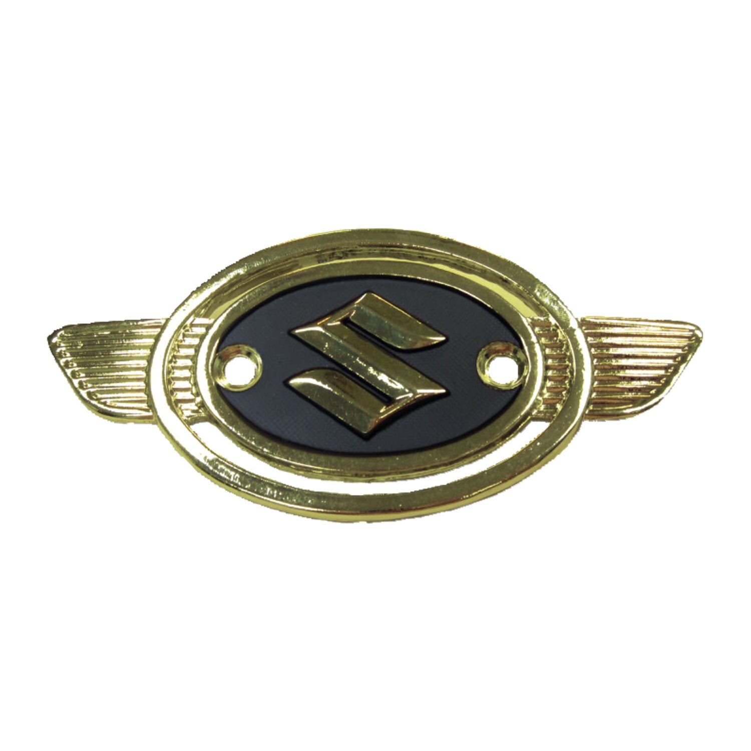 MCS Suzuki fuel tank emblem gold/black