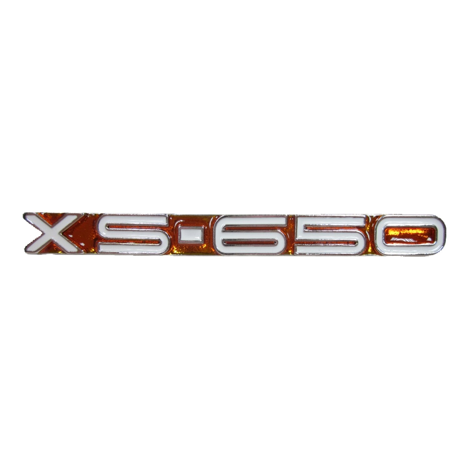 MCS Yamaha side cover emblem amber