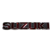 MCS Suzuki gas tank emblem black/red
