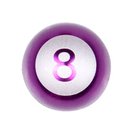Trik Topz Eight Ball license plate mounts - Purple