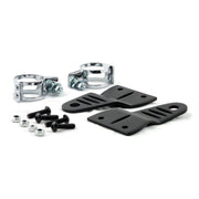 MCS Striker slotted side mount headlamp bracket assembly - Black