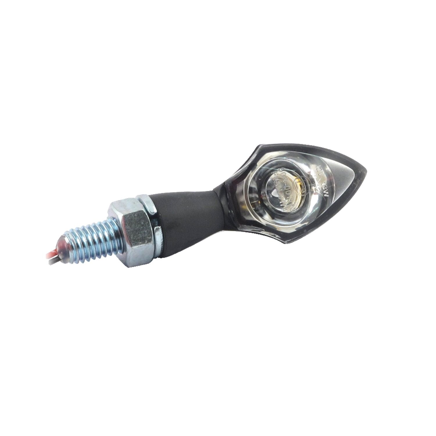 MCS Pen head LED turn signals black/clear lens