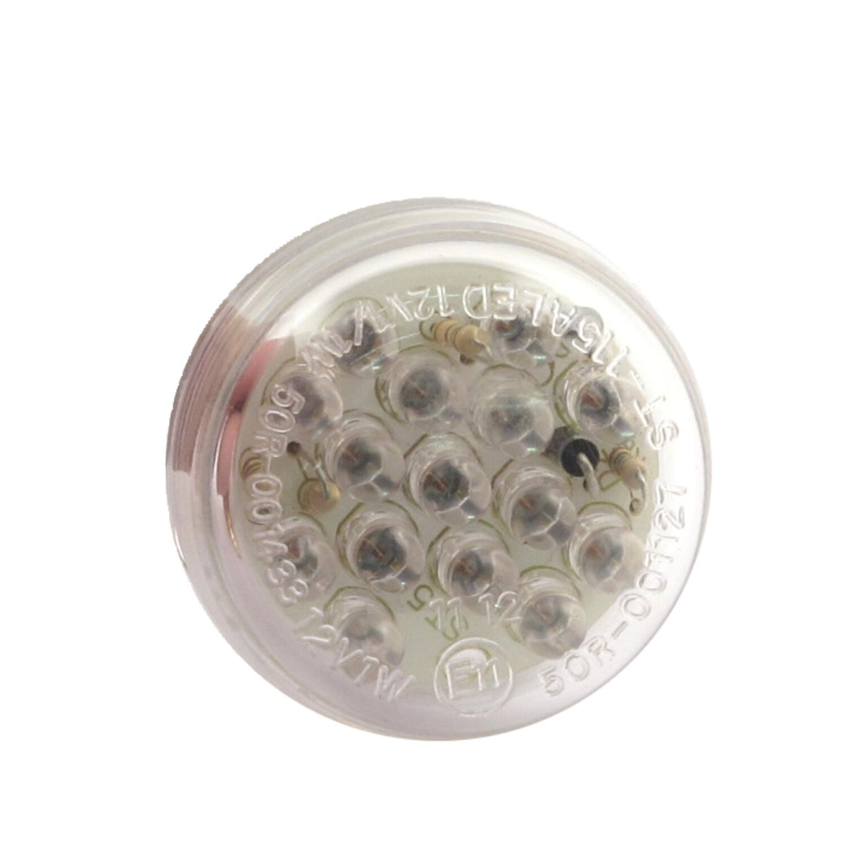 MCS Micro disc LED taillight - 37mm clear lens