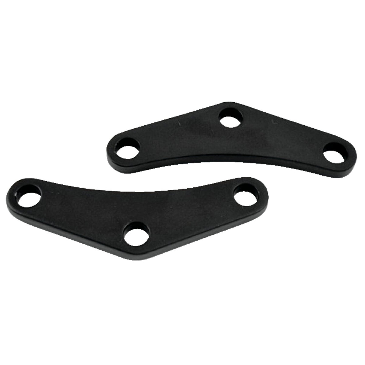 MCS XL Sportster turn signal mount brackets - Front - Black