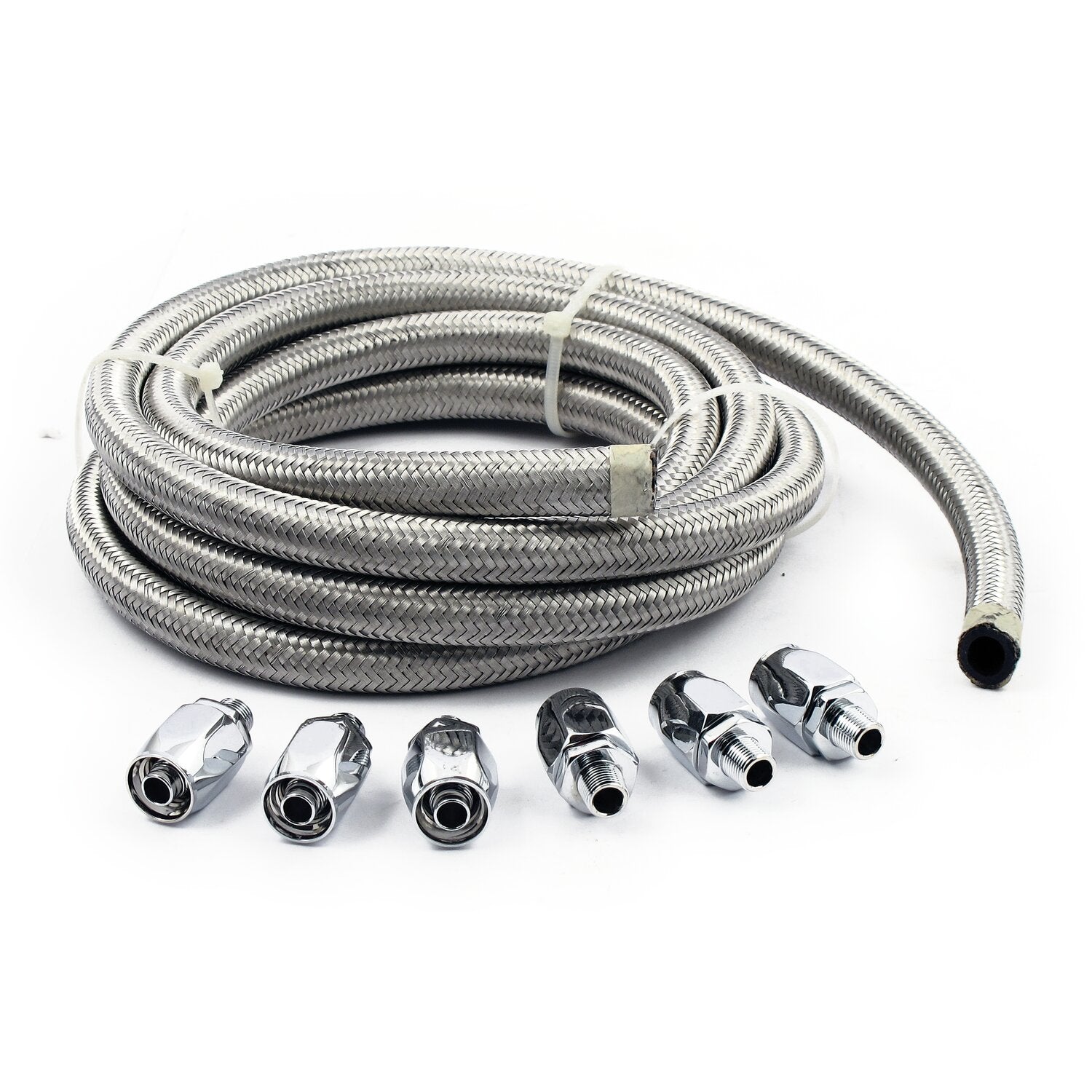 MCS Oil line & fitting kit braided steel
