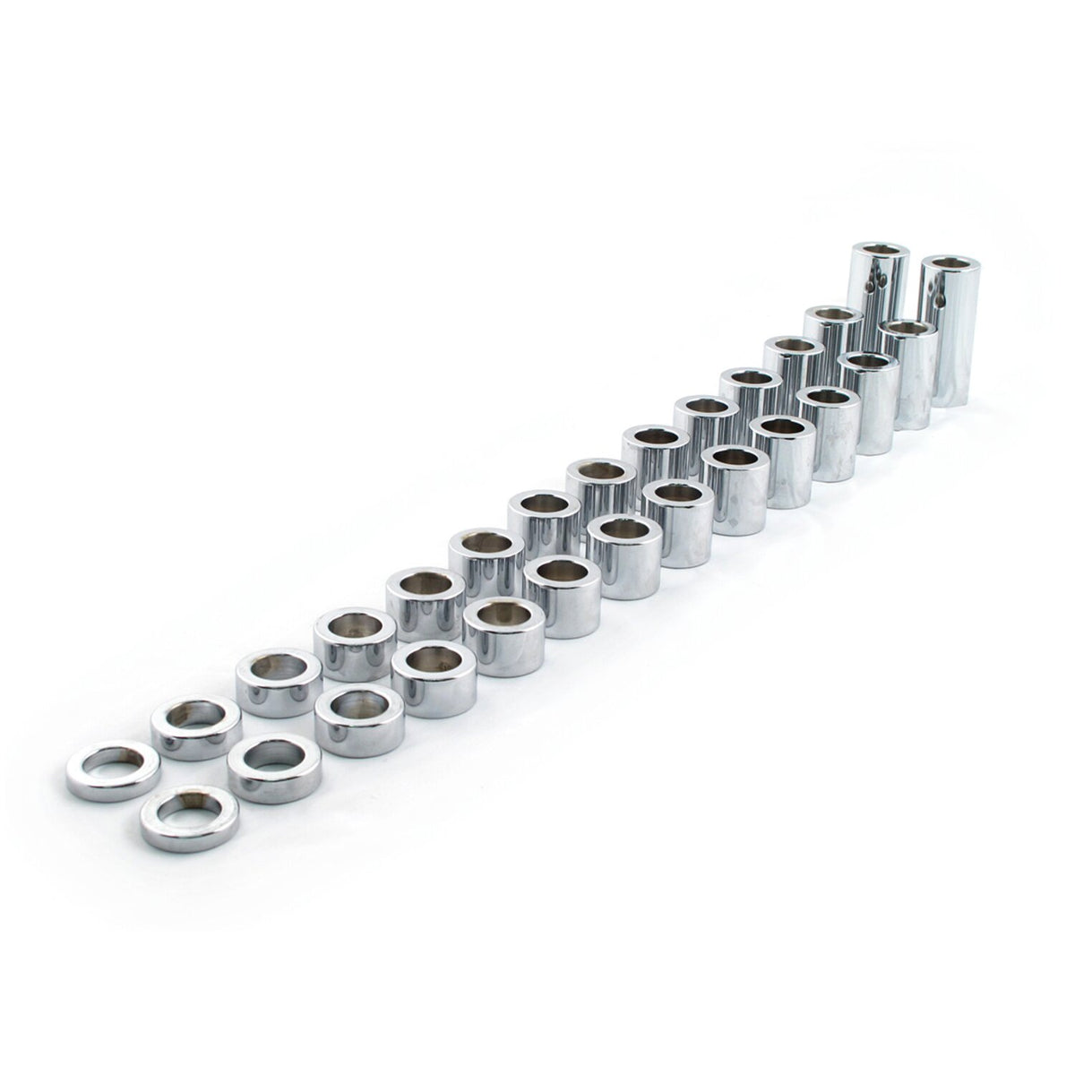 Paughco Chrome steel axle spacer kit