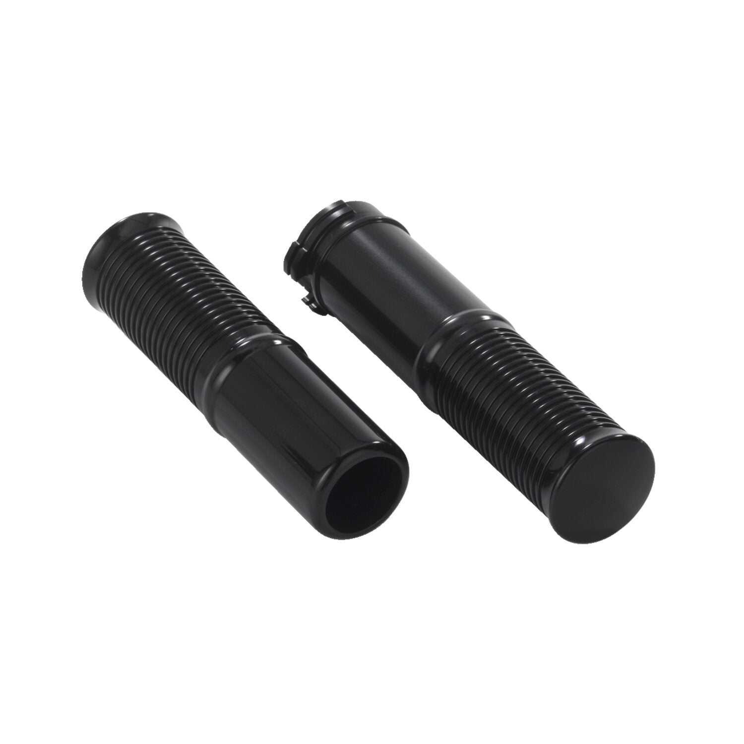 Kustom Tech FL handlebar grip set - Black anodized