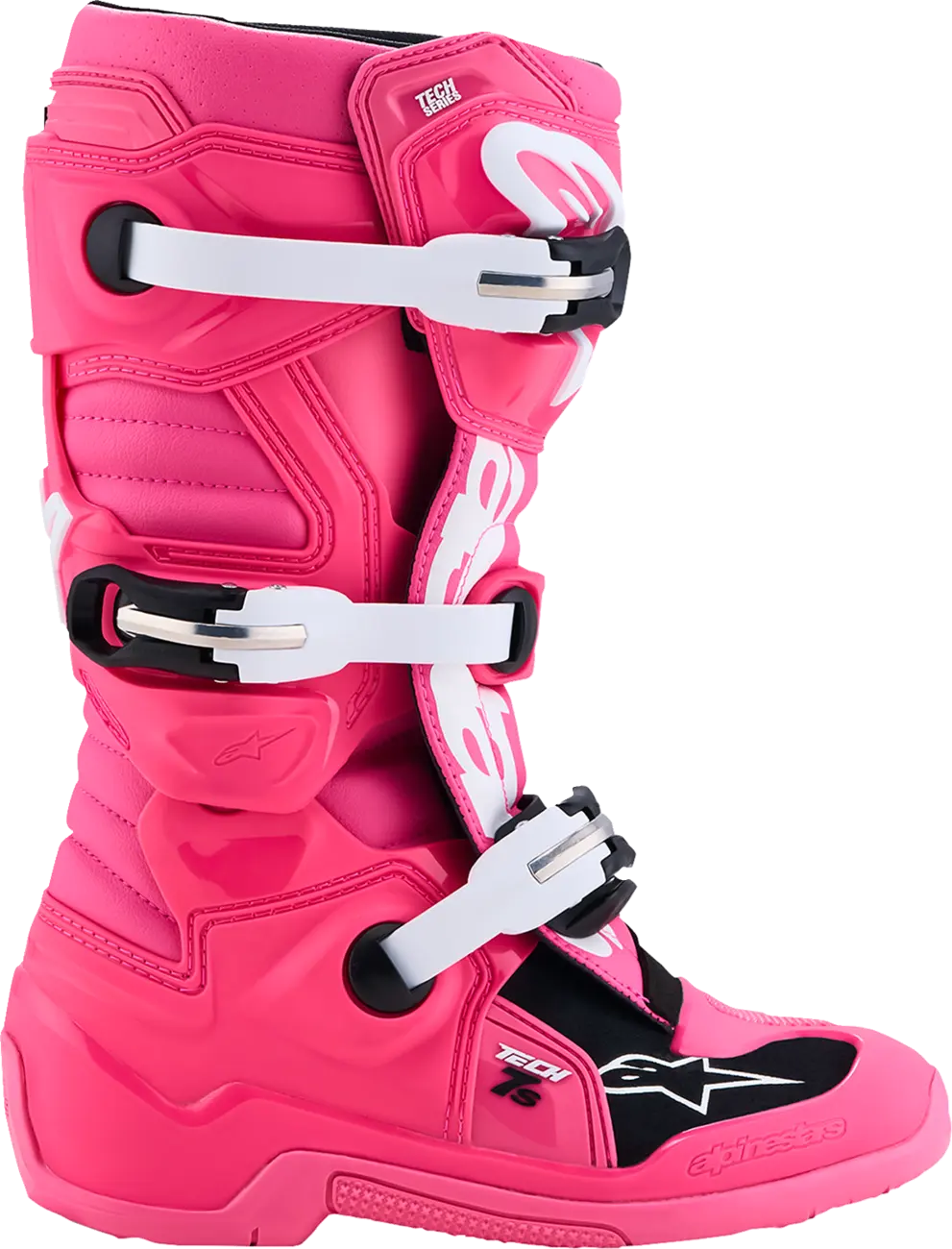 Alpinestars Tech 7S Boots Pink Black White