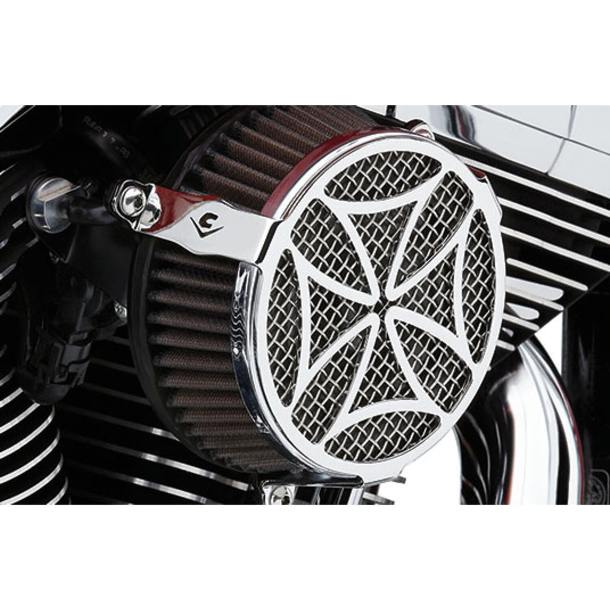 Cobra Naked air cleaner kit Cross - Chrome