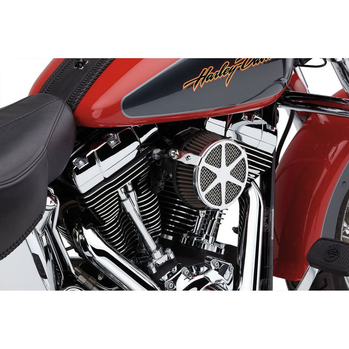 Cobra Naked air cleaner kit - Spoke - Chrome
