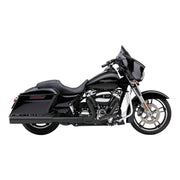 Cobra Powrflo 4-1/2" slip on mufflers - Black