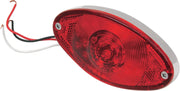 Drag Specialties Led Taillight - Chrome, Red Lens
