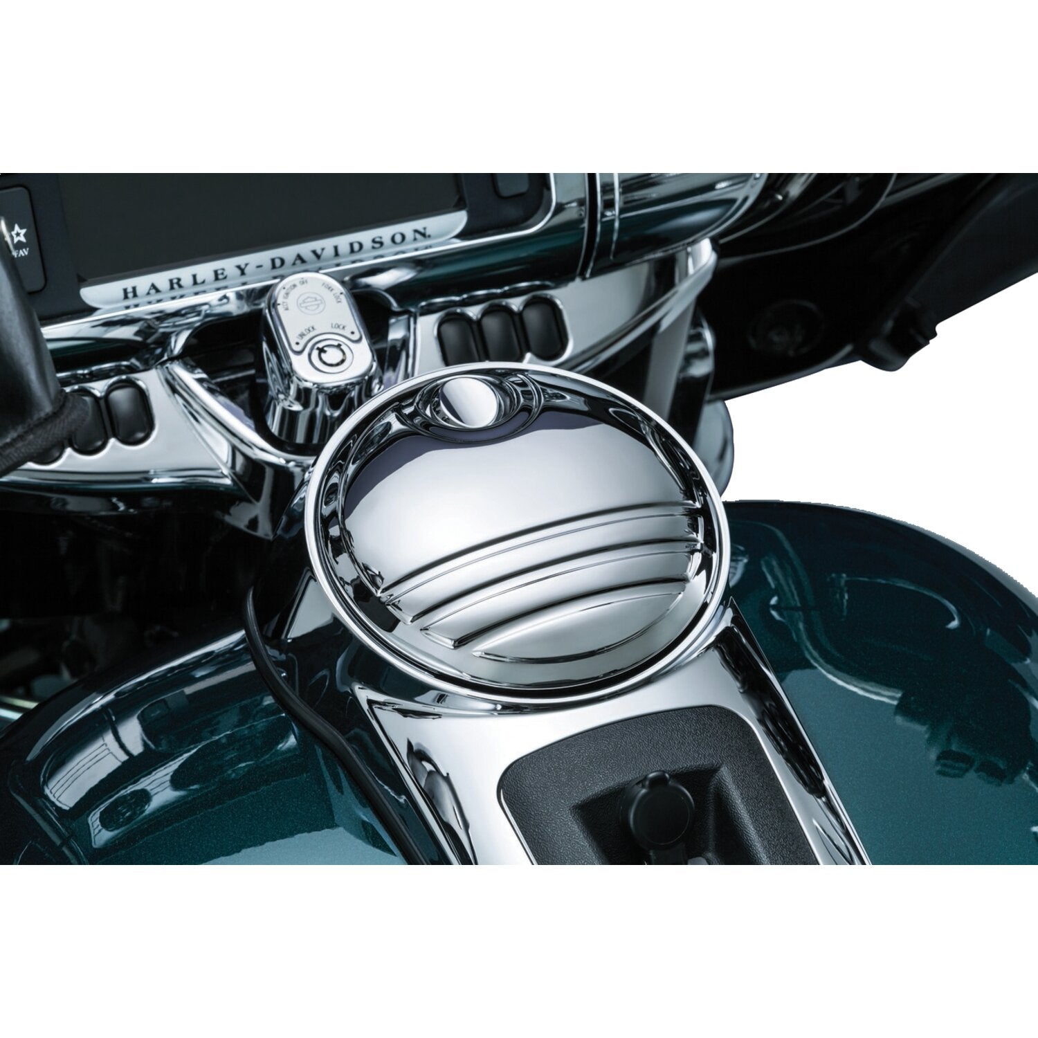 Kuryakyn Tri-line fuel door