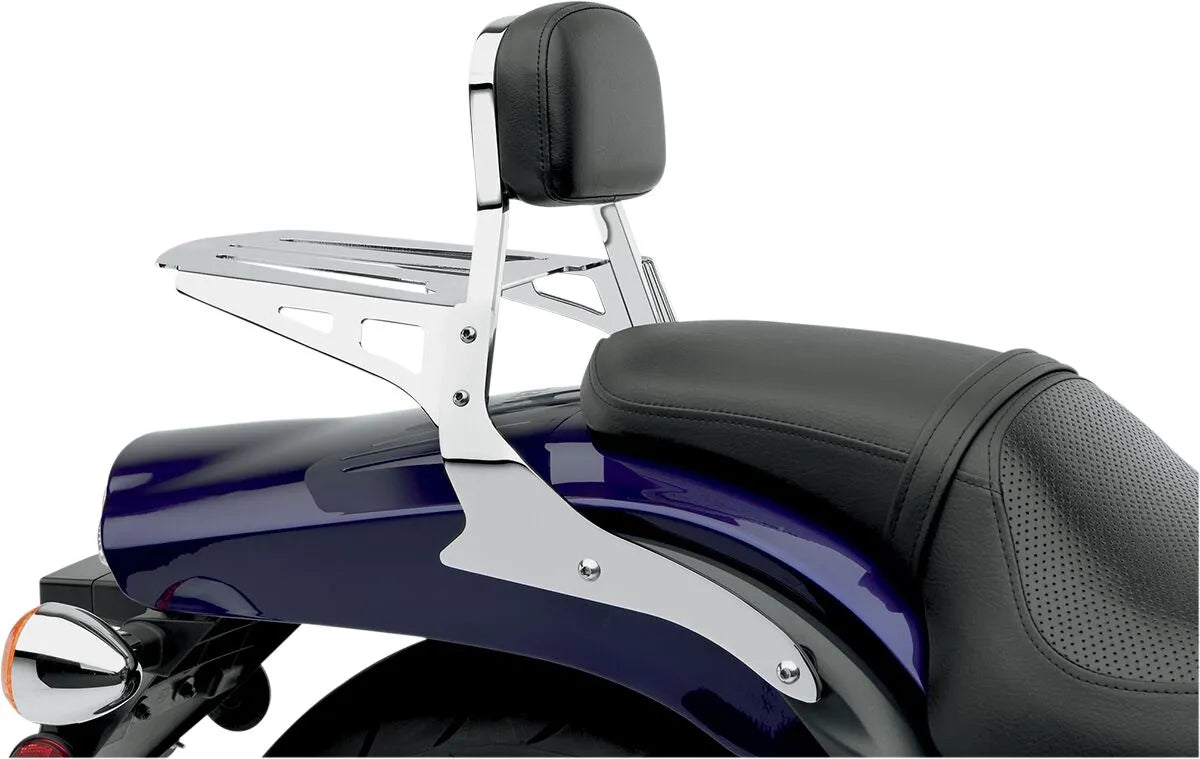 Cobra Square Sissy Bar Kit - Chrome Steel