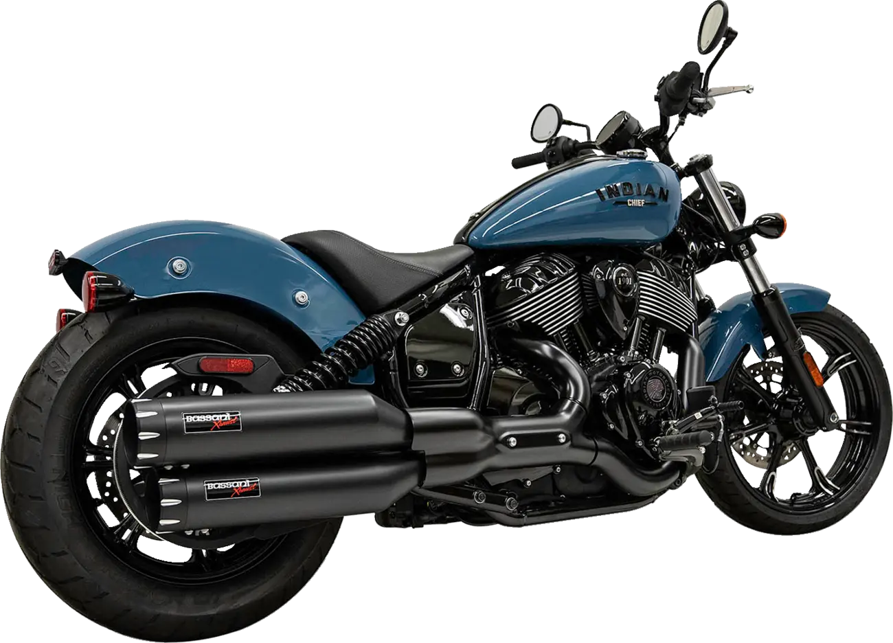 Bassani Xhaust 4" Slip-On Ljuddämpare - Svart