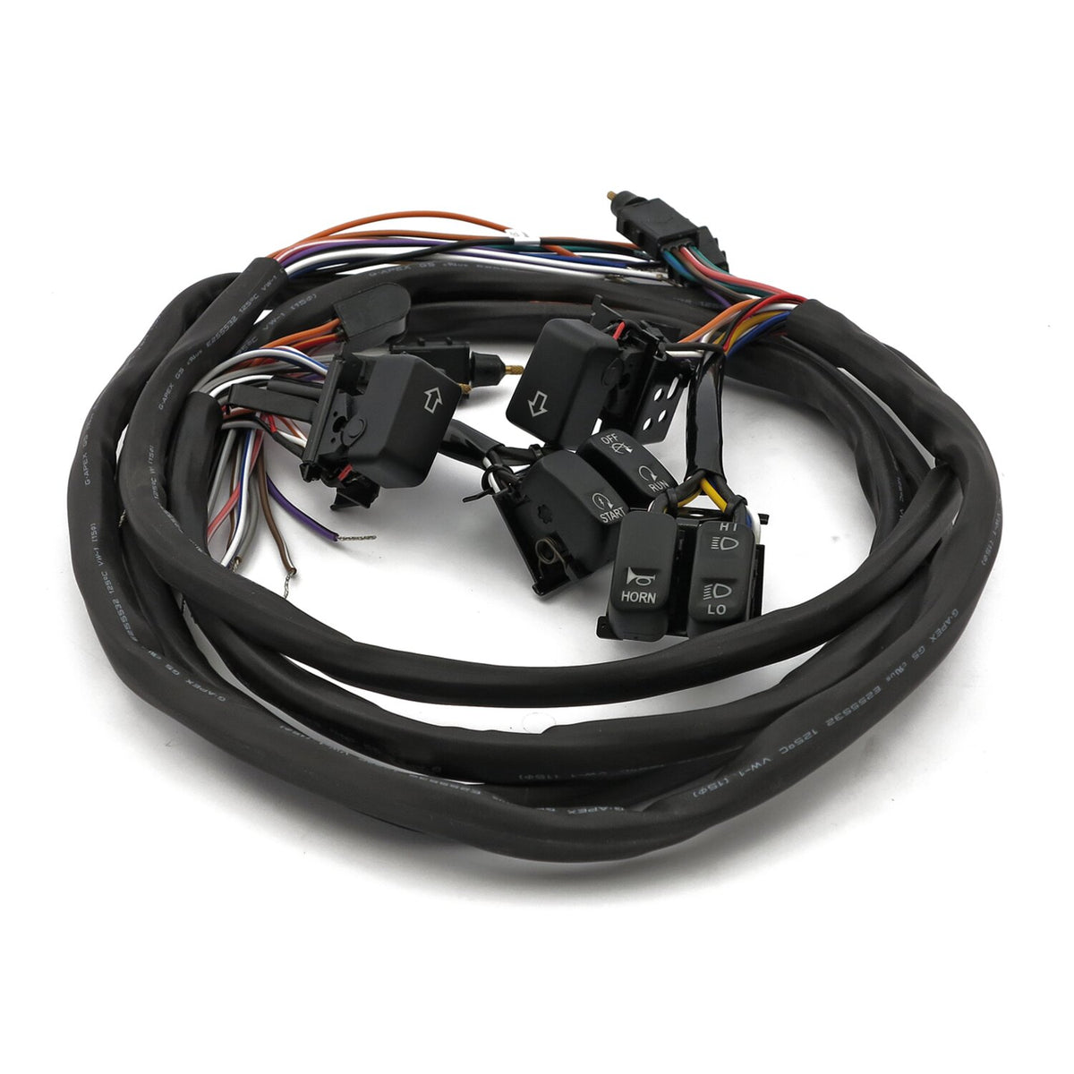 MCS Handlebar switch & wiring kit - Cruise - Black