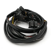 MCS Handlebar switch & wiring kit - Standard - LED - Black
