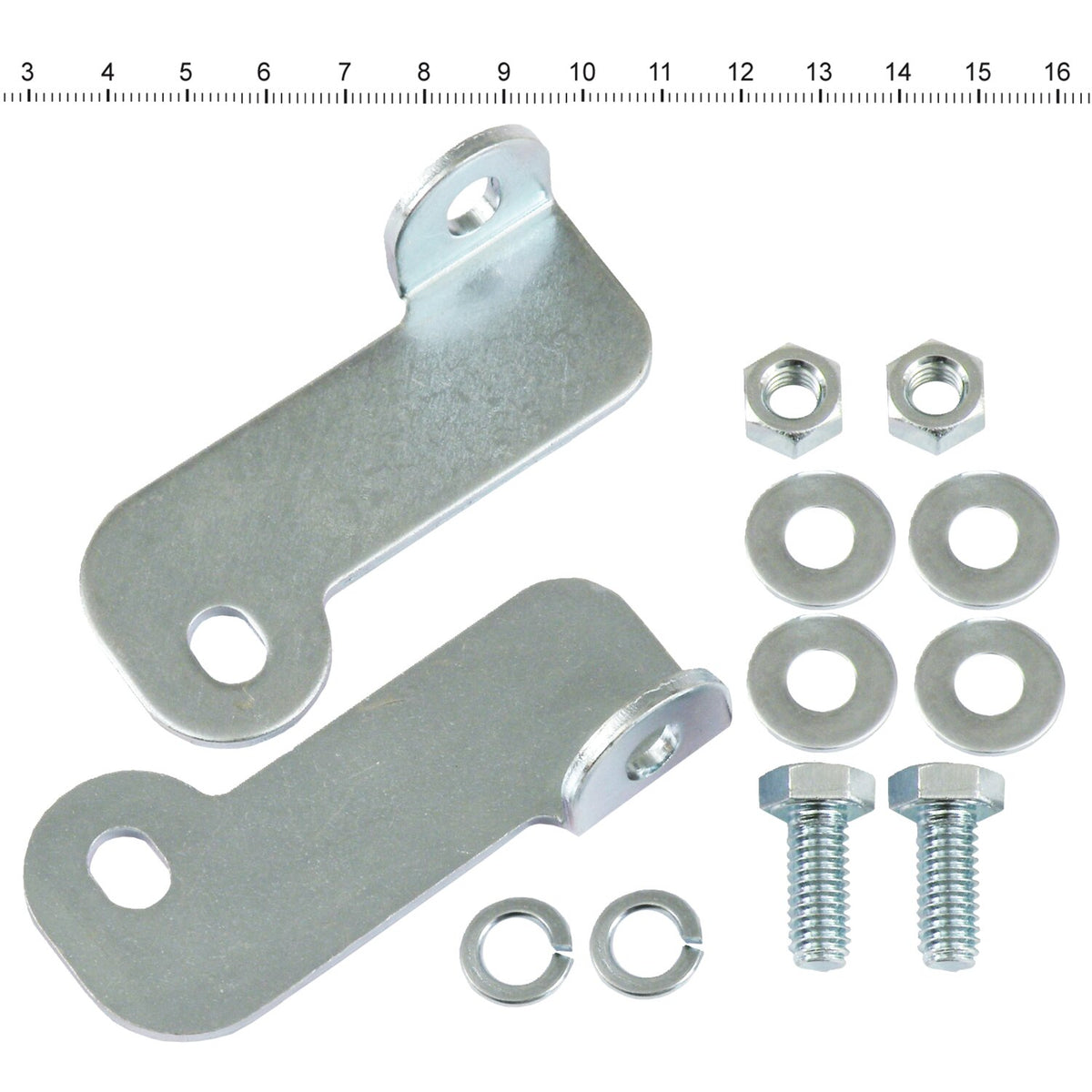 MCS Air cleaner adapters only for adapter bracket - Chrome