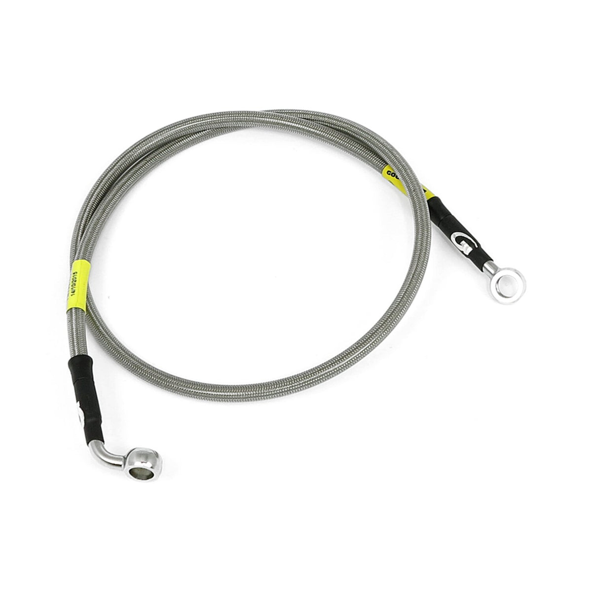 MCS by Goodridge brake line front stainless clear coated