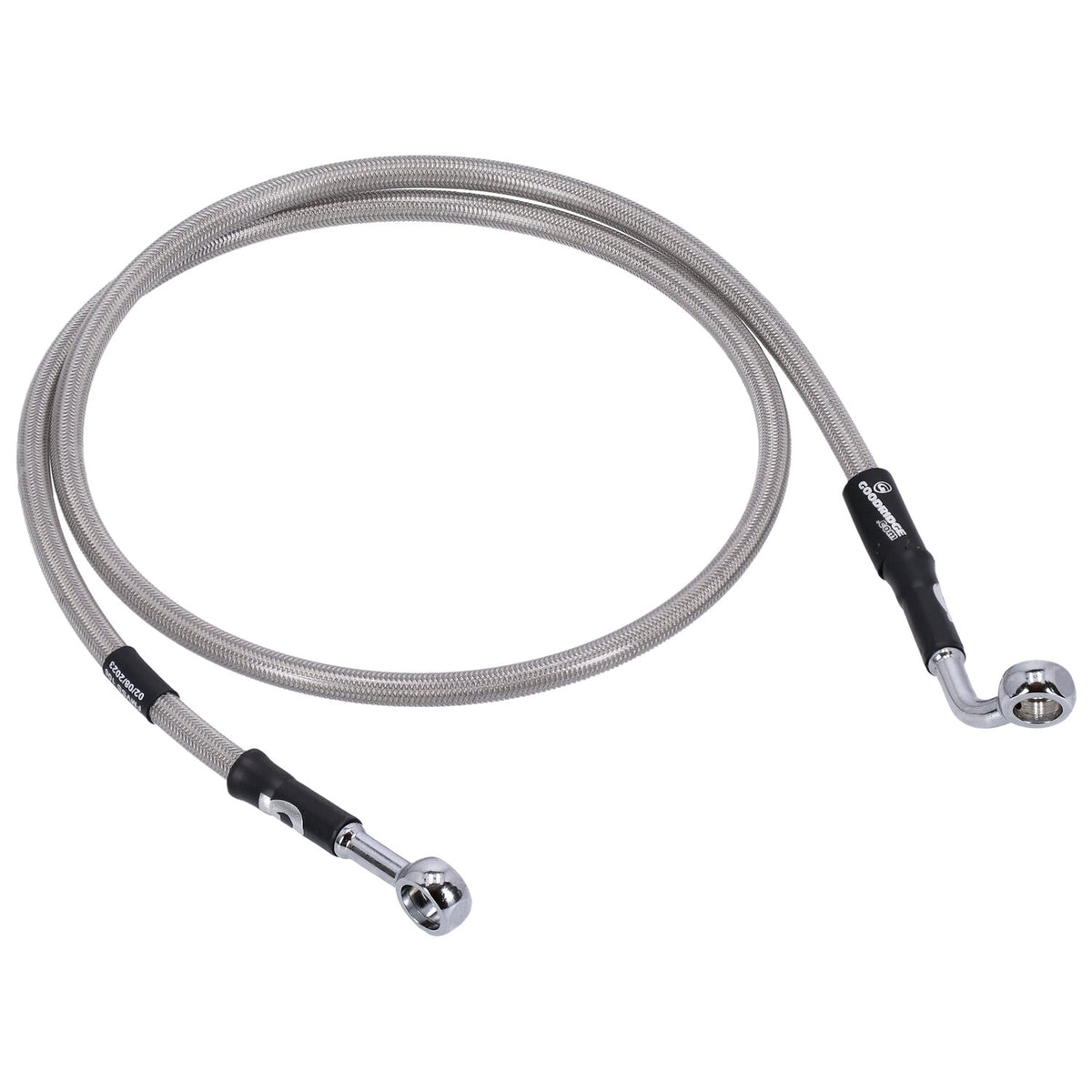 MCS by Goodridge brake line front stainless clear coated