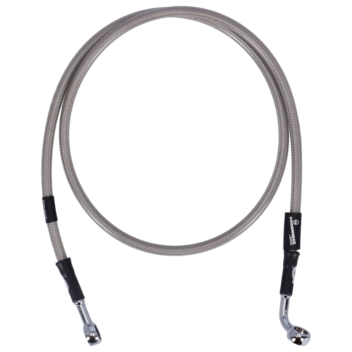 MCS by Goodridge brake line front stainless clear coated