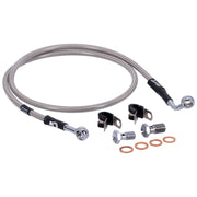 MCS by Goodridge brake line front stainless clear coated