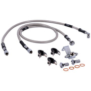 MCS by Goodridge brake line rear stainless clear coated