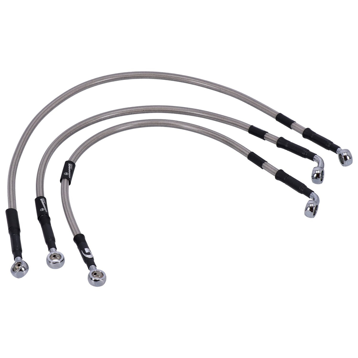 MCS by Goodridge brake line front stainless clear coated