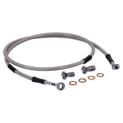 MCS by Goodridge brake line front stainless clear coated
