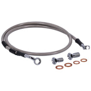 MCS by Goodridge brake line front stainless clear coated